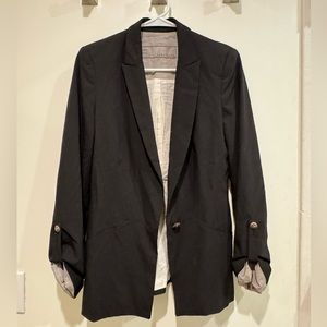 Zara Blazer, dark navy, size medium